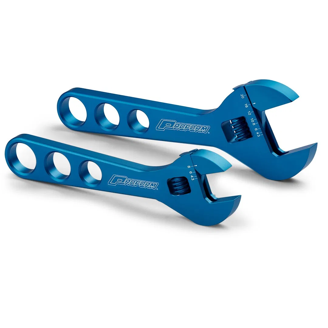 67729 – PROFORM AN Fitting Wrench, 3 AN Through 20 AN Blue Aluminum Set Of 2